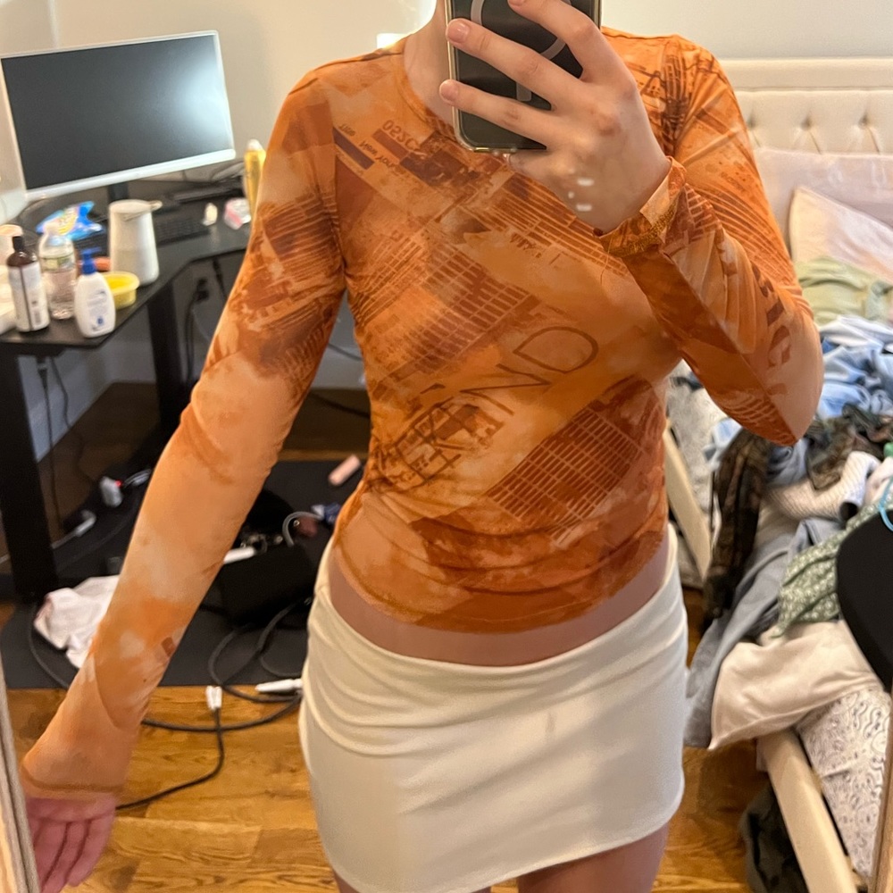 Y2K Mesh Top